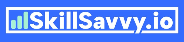 SkillSavvy logo (Light) with background